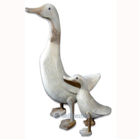 Bamboo Duck,  Handmade From Bamboo Root, Natural