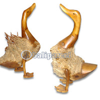 Bamboo Duck,  Handmade From Bamboo Root, Natural