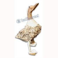 Bamboo Duck,  Handmade From Bamboo Root, Natural