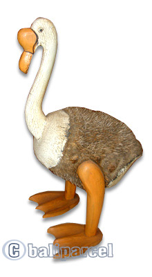 Bamboo Bird, Handmade From Bamboo Root, Natural