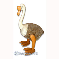 Bamboo Bird, Handmade From Bamboo Root, Natural