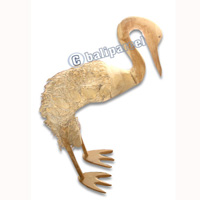 Bamboo Bird, Handmade From Bamboo Root, Natural