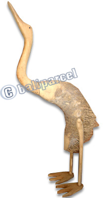 Bamboo Bird, Handmade From Bamboo Root, Natural