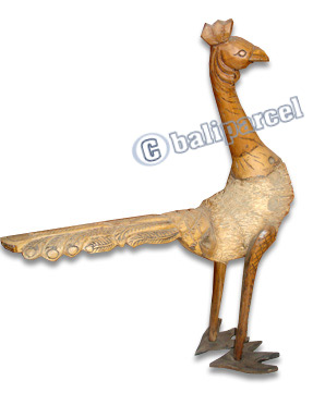 Bamboo Bird, Handmade From Bamboo Root, Natural