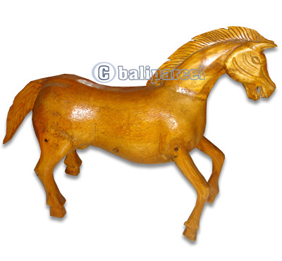 Bamboo Horse, Handmade From Bamboo Root