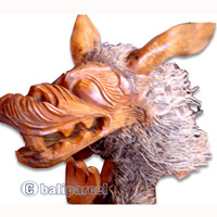 Bamboo Dragon , Hanmade From Bamboo Root  