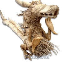Bamboo Dragon , Hanmade From Bamboo Root