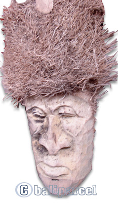 Bamboo Mask, Hanmade From Bamboo Root
