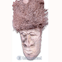 Bamboo Mask, Hanmade From Bamboo Root