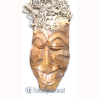 Bamboo Mask, Hanmade From Bamboo Root