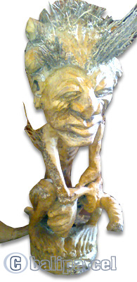 Bamboo Statue, Hanmade From Bamboo Root