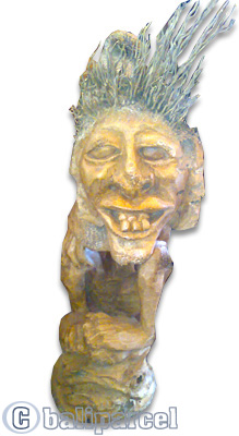 Bamboo Statue, Hanmade From Bamboo Root