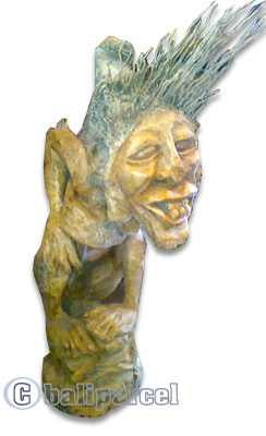 Bamboo Statue, Hanmade From Bamboo Root