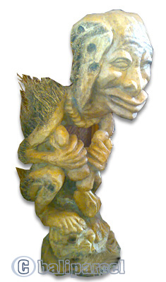 Bamboo Statue, Hanmade From Bamboo Root