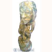 Bamboo Statue, Hanmade From Bamboo Root