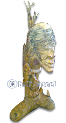Bamboo Statue, Hanmade From Bamboo Root