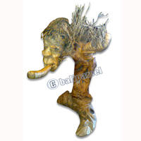 Bamboo Statue, Hanmade From Bamboo Root