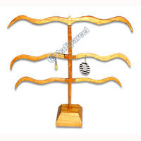 Wooden Earring Displays,  Handmade From Hibiscus Wood