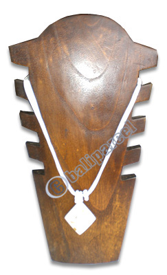 Wooden Necklace Display, Handmade From Hibiscus Wood
