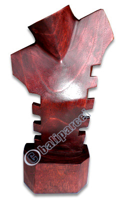 Wooden Necklace Display, Handmade From Hibiscus Wood