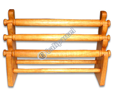 Wooden Ring Display, Handmade From Hibiscus Wood