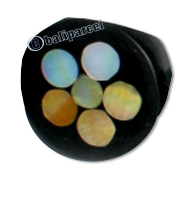 Ring, Handmade From Resin Inlaid With Sea Shell.  