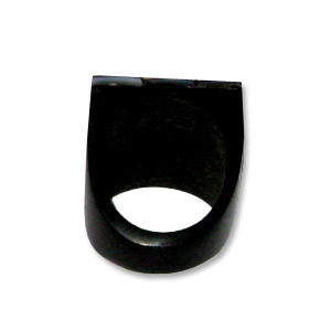 Ring, Handmade From Resin Inlaid With Sea Shell.