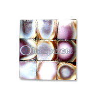 Ring, Handmade From Resin Inlaid With Sea Shell.