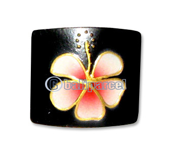 Ring, Handmade From Resin With Hadpainted