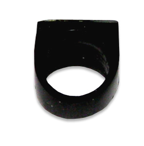 Ring, Handmade From Resin Inlaid With Sea Shell.
