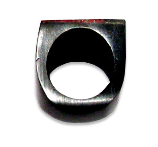 Ring, Handmade From Resin Inlaid With Sea Shell.