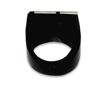 Ring, Handmade From Resin Inlaid With Sea Shell.