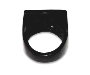 Ring, Handmade From Resin Inlaid With Sea Shell.