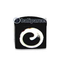 Ring, Handmade From Resin Inlaid With Sea Shell.