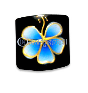 Ring, Handmade From Resin With Hadpainted