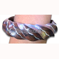 Wooden Bracelet From Sono Wood With Hand Painted.