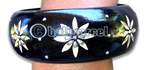 Wooden Bracelet From Sono Wood With Handcarved.