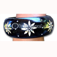 Wooden Bracelet From Sono Wood With Handcarved.