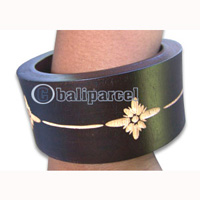 Wooden Bracelet With Handcarved.