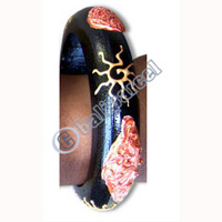 Wooden Bracelet With Hand Painted.