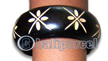 Wooden Bracelet With Handcarved.