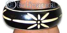 Wooden Bracelet With Handcarved.