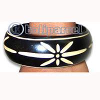 Wooden Bracelet With Handcarved.