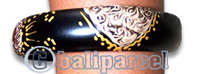 Wooden Bracelet With Hand Painted.