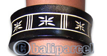 Wooden Bracelet With Handcarved.