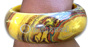 Bracelet, Handmade From Resin With Airbrushed.