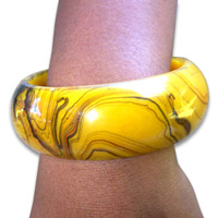 Bracelet, Handmade From Resin With Airbrushed.