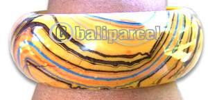Bracelet, Handmade From Resin With Airbrushed.