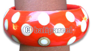 Bracelet, Handmade From Resin With Handpainted.