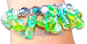 Bracelet, Handmade From Glassbead.